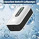 Aquarium Luftpumpe, USB-Aufladbar Aquarium Sauerstoffpumpe, 1.5W 3L/Min, Ultra Leise Regelbare Leistungsstarke Belüfterpumpe mit Zubehör für Angeln im Freien Aquariums Stromausfall