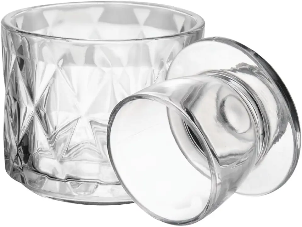 LYOR - Manteigueira Francesa Diamond 9,5cm x 9,5cm x 8,5cm Vidro