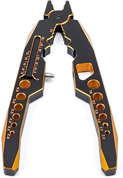 KingVal 4PCS Wrench 3.0/3.2/3.5/3.7/4.0/5.0/5.5/6.0mm Turnbuckle Nut Ball Joint Remover with Multifunction RC Shock Absorber Plier for RC Car Boat Model Repair Tool Kit