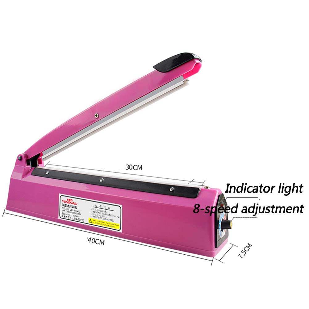 Sigillatrice A Pressione Manuale Sigillatrice A Impulsi Sigillatrice Per Uso Domestico In Sacchetti di Plastica Sacchetto di Alluminio Sacchetto di Carta Kraft Piccola Macchina di Tenuta Portatile