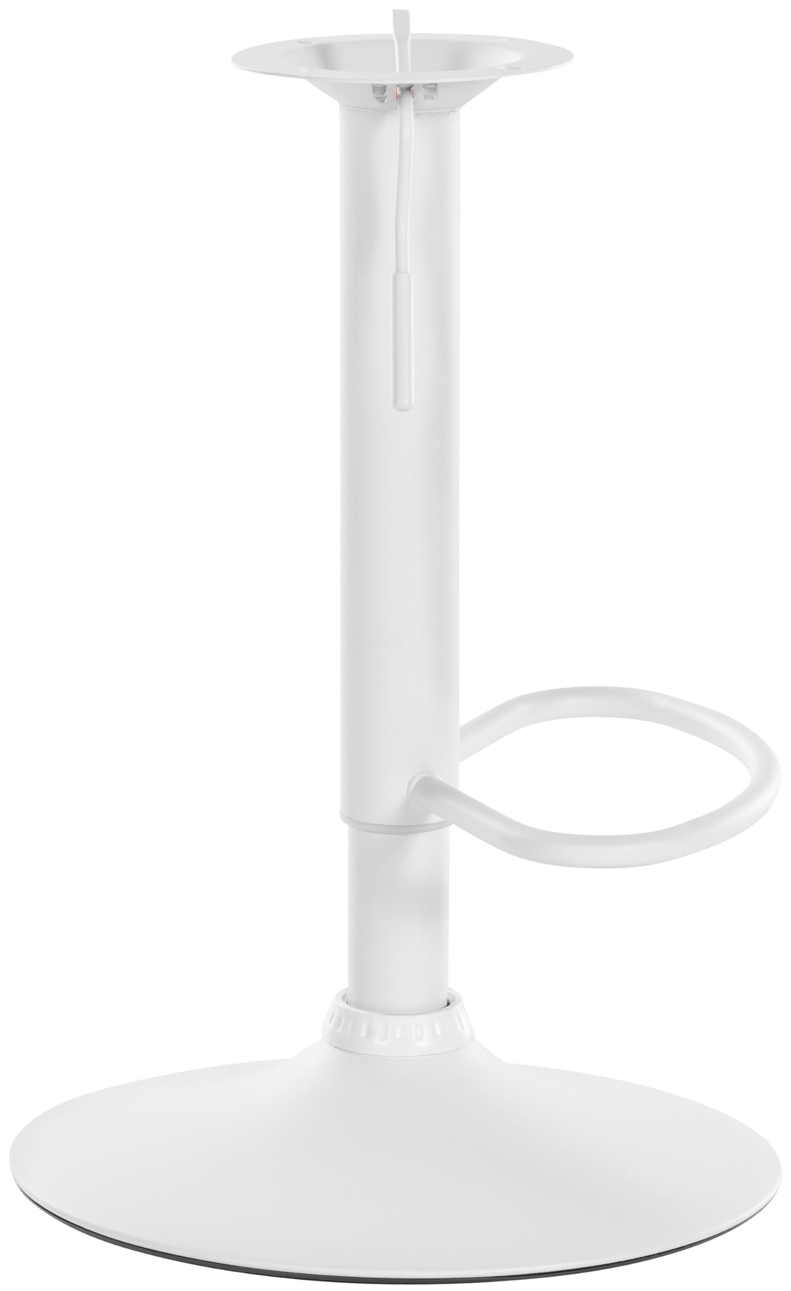 CLP XL-Gestell Für Barhocker I Verstärkte Barhockersäule I 8 X 8 Oder 10 X 10 cm Lochabstand I DIY Barhocker Bis 150 Kg | Farbe weiß Größe 10 x 10 cm
