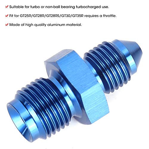 Turbo Oil Feed Restrictor, 3An Turbo Oil Feed Restrictor Fitting Blue Fit For T25/T28 Gt25R Gt28R Gt30R Gt35R #TOP1