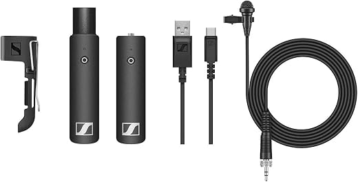 Sennheiser XSW-D Lavalier Set Wireless Microphone System | ME2-II Omni Lavalier Mic | Plug-and-Play 2.4 GHz Digital Transm...