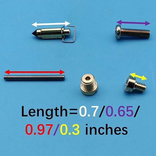 Miniatura 4 de Kit de reparación de carburador de carbohidratos compatible con John Deere cortacésped tractor 345 425 445 FD620D FD620 Motor MIA11386 MIA12362