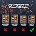 GLIMALL 5 in 1 e Ink Phone Case for iPhone 15, Smart NFC Ink Screen Phone Case, with Screen Protector [2 Pack] + Camera Lens Protectors [2 Pack], DIY Photos, Anti-Scratch