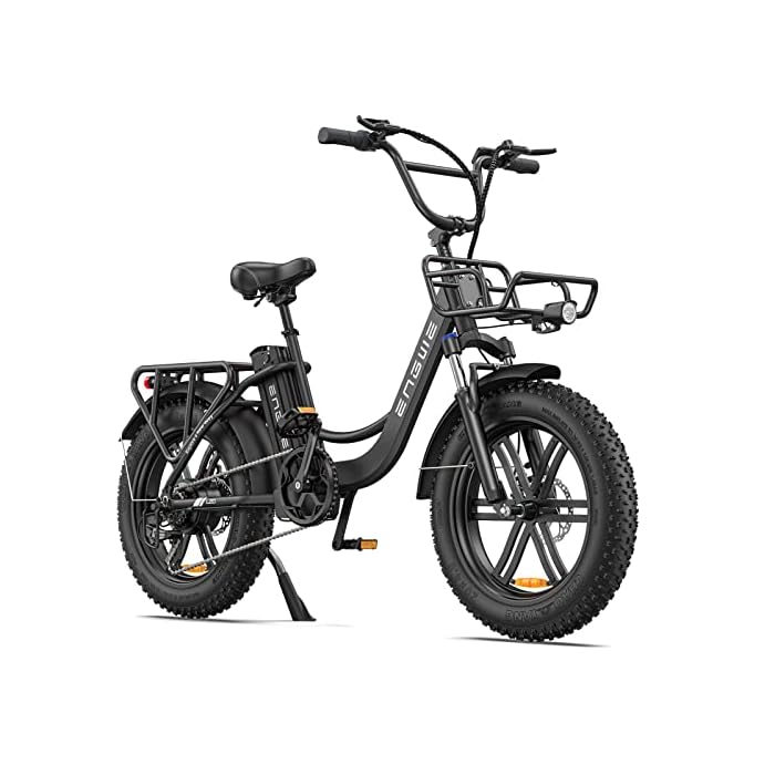 ENGWE Electric Bike 20" Fat Tyre Step Through Shimano 7-Speed