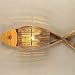 Produktbild DYXYH Südostasiatische fischförmige Wandlampe Restaurant Schlafzimmer Café Wandlampe Retro kreative Persönlichkeit Bambus geflochtene Wandlampe