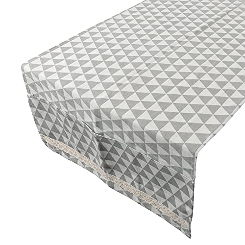 Image of HOKIPO Fridge Cover Top with Pockets, 130 x 55 cm, Grey