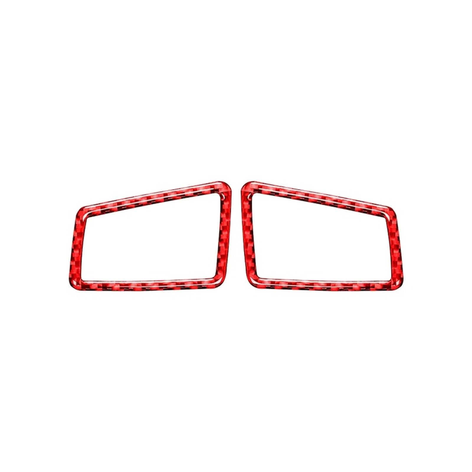 Car Interior Moulding Trim for BMW 3 Series E90 2005-2012 Accessories Interior Car Dashboard Air Outlet Decoration Frame Trim Cover Stickers Interior Accessories(Red,LHD)