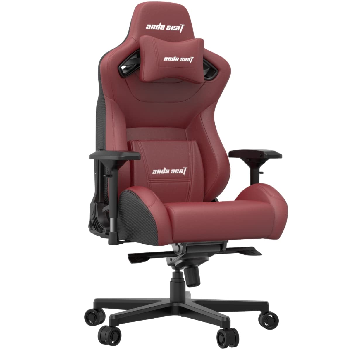 Anda Seat Kaiser Series Pro Gaming Chair Black and Maroon Premium Ergonomic Office Desk Chairs