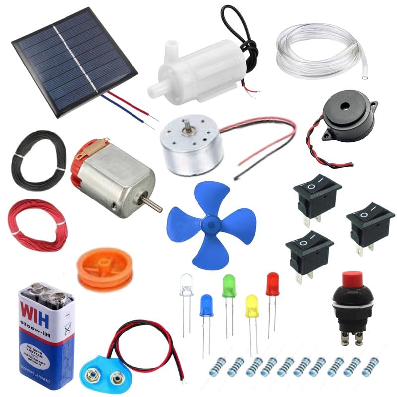 DC Motor Kit for DIY Projects Educational Science Perfect for Students STEM Robotics Science Experiment Kit-image-21