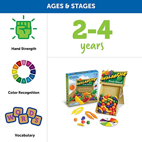 Learning Resources Avalanche Fruit Stand Colour & FINE