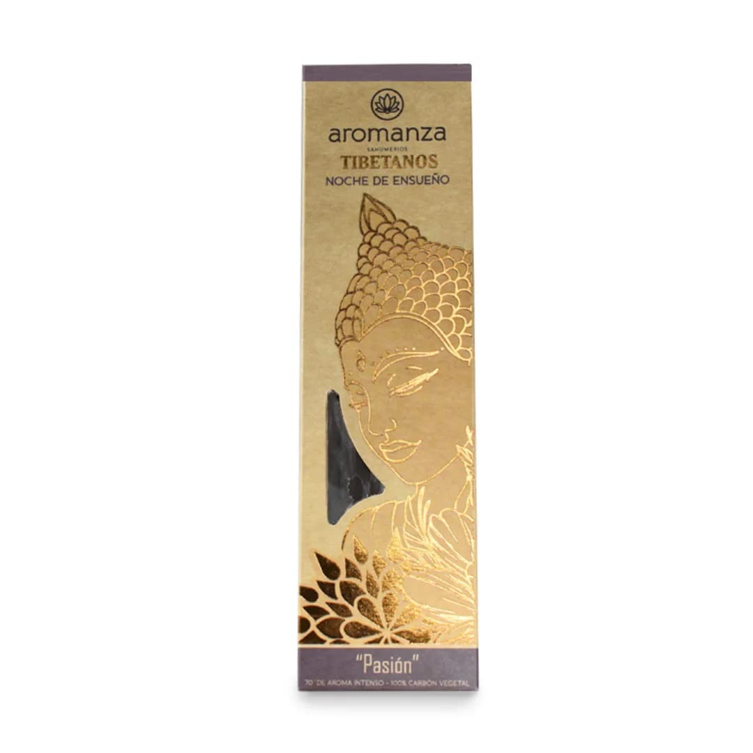 Premium Tibetan Incense. (Dream Night - Passion) Therapeutic and Organic. Hand Made. 8 Count.