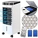 Tronitechnik® LK04 Klimaanlage ohne Abluftschlauch, 3-in-1 Air Cooler, Leiser Ventilator, Luftbefeuchter & Nachtmodus, Mobiles Klimagerät mit Wasserkühlung, Luftkühler 80 Watt, Luftstrom 310m³/h