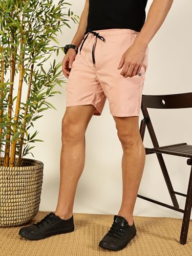 Image of Thomas Scott Men's | Solid | Chino Shorts | Regular Fit | 100% Cotton | Above Knee | Casual Short