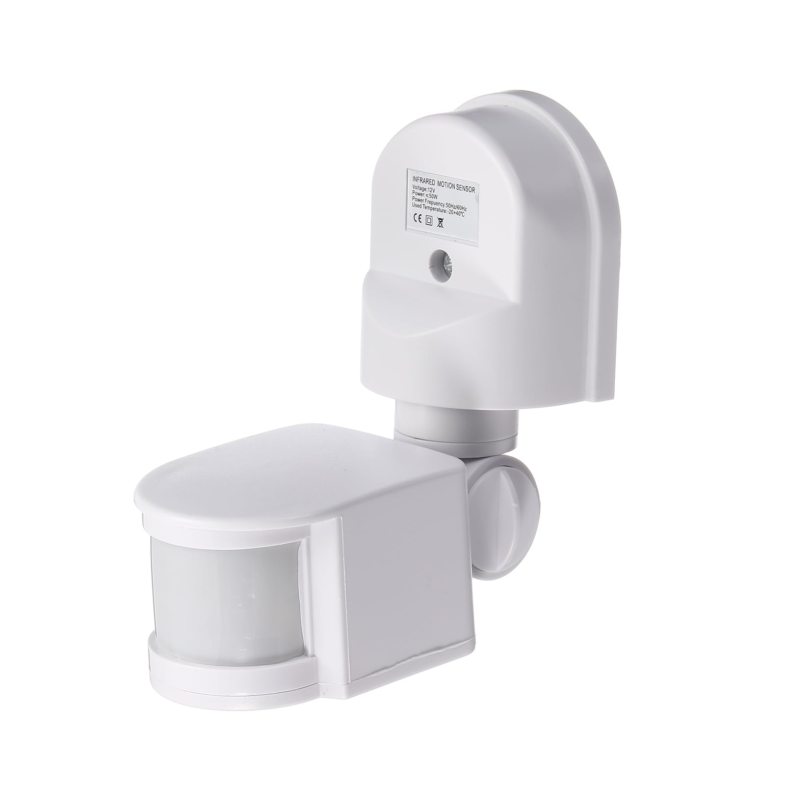 VIAPUICE Outdoor Motion Sensor, Microwave Motion Detector - White
