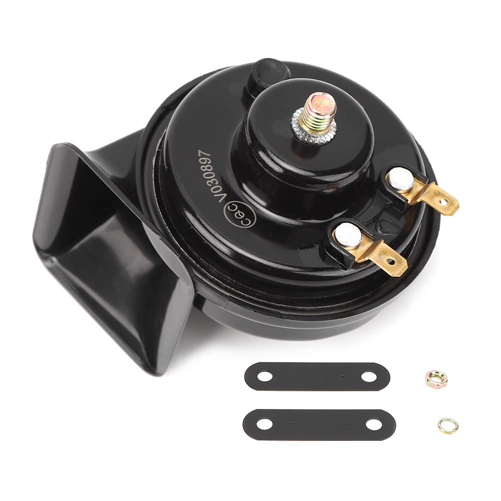 Bocina Electrica Impermeable Universal De La Moto 12V 105dB Negro - Foto 3