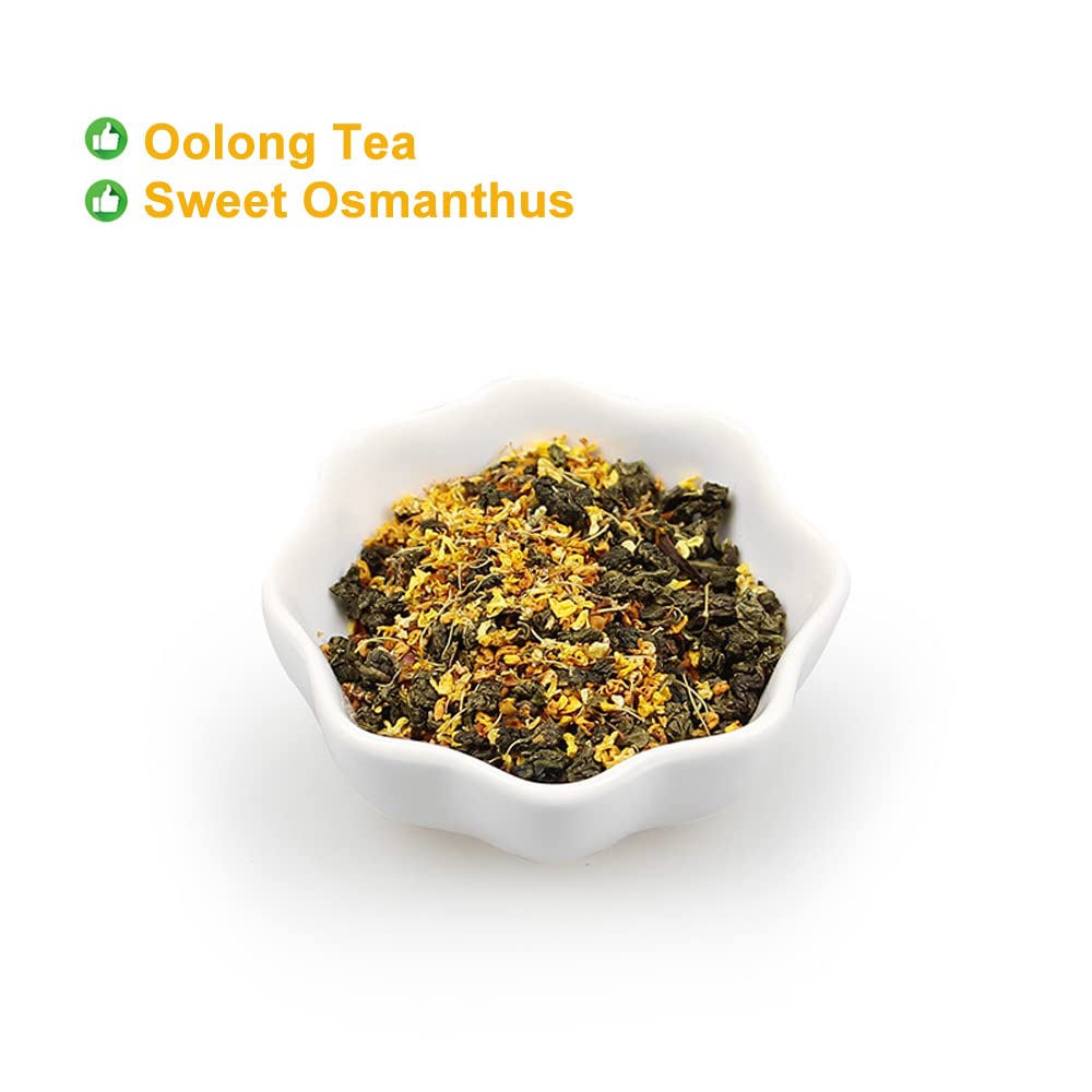 Plant Gift Osmanthus Oolong Tea Bag 7.05oz (4g*50bags) osmanthus, té oolong, natural puro de china, té mixto saludable, combinación de té de flores 200g 桂花乌龙茶