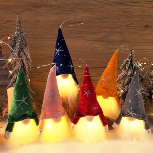 Suspensions de Noël lumineuses LED en velours Etistta pour illuminer vos soirées de réveillon - 3