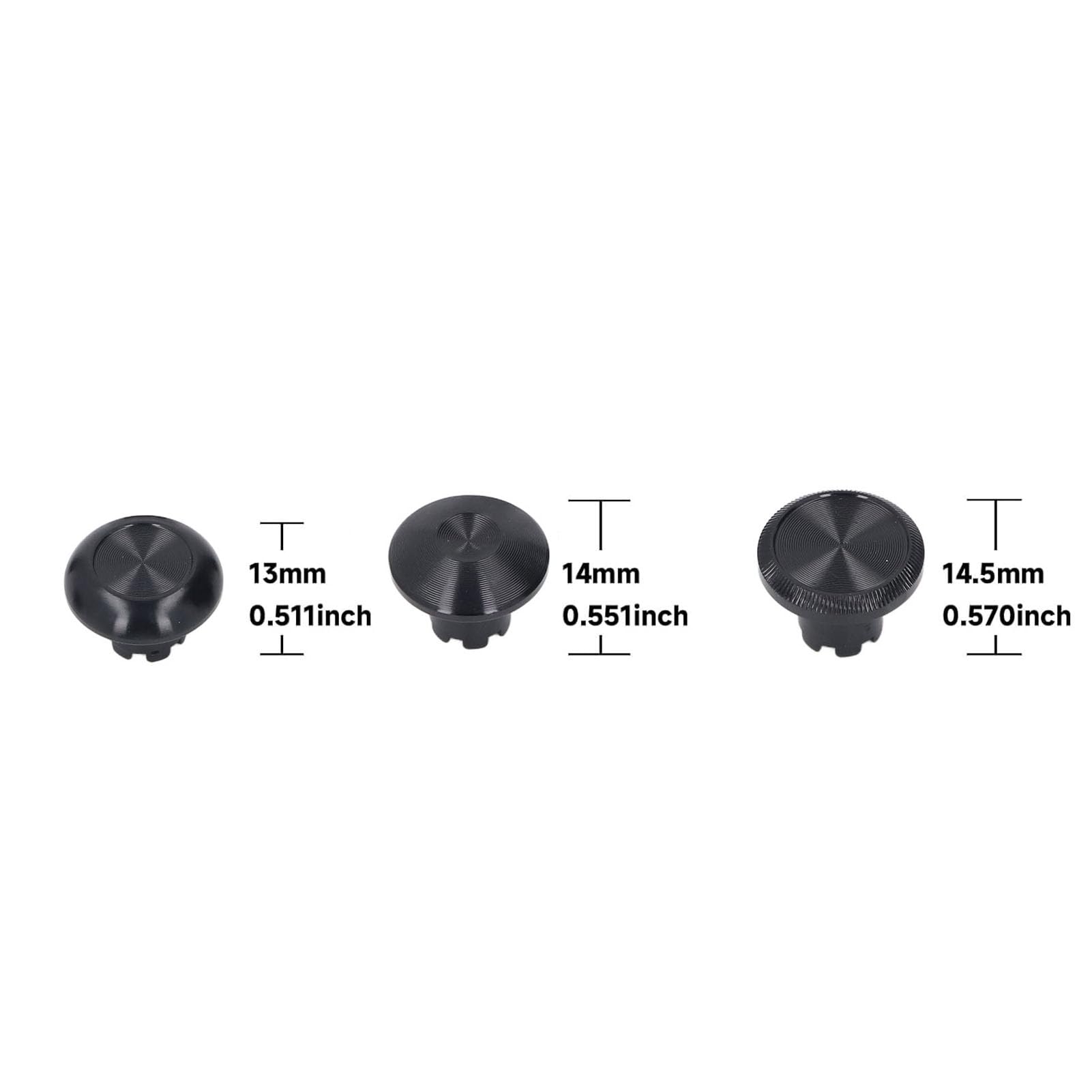 Metall Thumbsticks für PS 5 Edge Controller, 6 Stück Metall Joystick Kappen+4 Stück Metall Paddles auf Rückseite, Analogstick Joystick Kappen mit Paddles für PS 5 Edge Controller