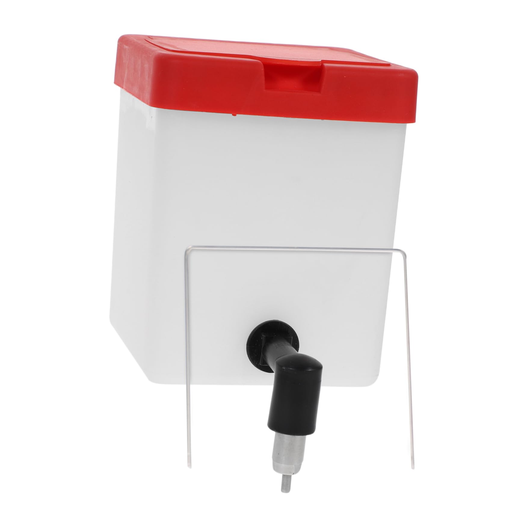 Toddmomy 1Pc Automatic Rabbit Water Fountain Dispenser Leak Water Bowl for Animals Easy to Install Durable for Rabbit Cages and Pets White