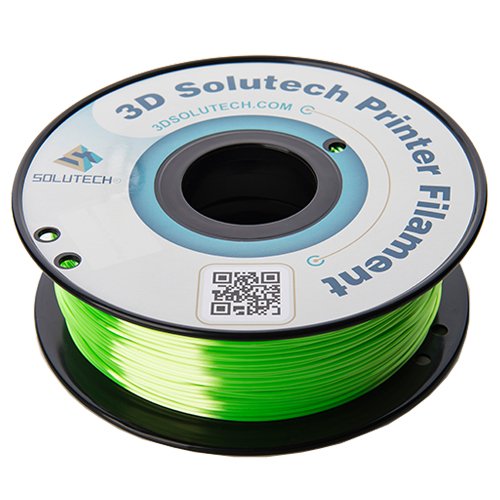 3D Solutech Green 3D Printer Ultra PLA Filament 1.75MM Filament, Dimensional Accuracy +/- 0.03 mm, 2.2 LBS (1.0KG)