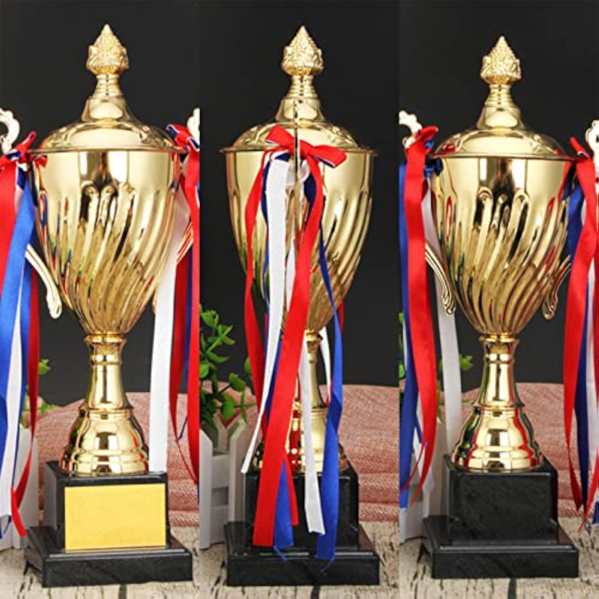 Award Trophy with Ribbon Decor for Kids