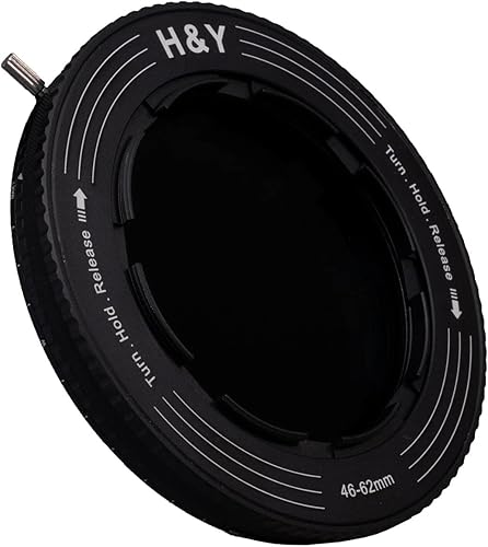 Miniatura 3 de H&Y RevoRing - Filtro de densidad neutra variable ND3-ND1000 y CPL con adaptador variable de 1.811-2.441 in