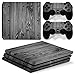 AXDNH Diseño De Grano De Madera PS4 Pro Consola Calcomanías Piel Vinilo Calcomanías Pegatinas Envolturas - Piel para Playstation 4 Pro Controlador De Consola para Ps4 Pro Accesorios,1300