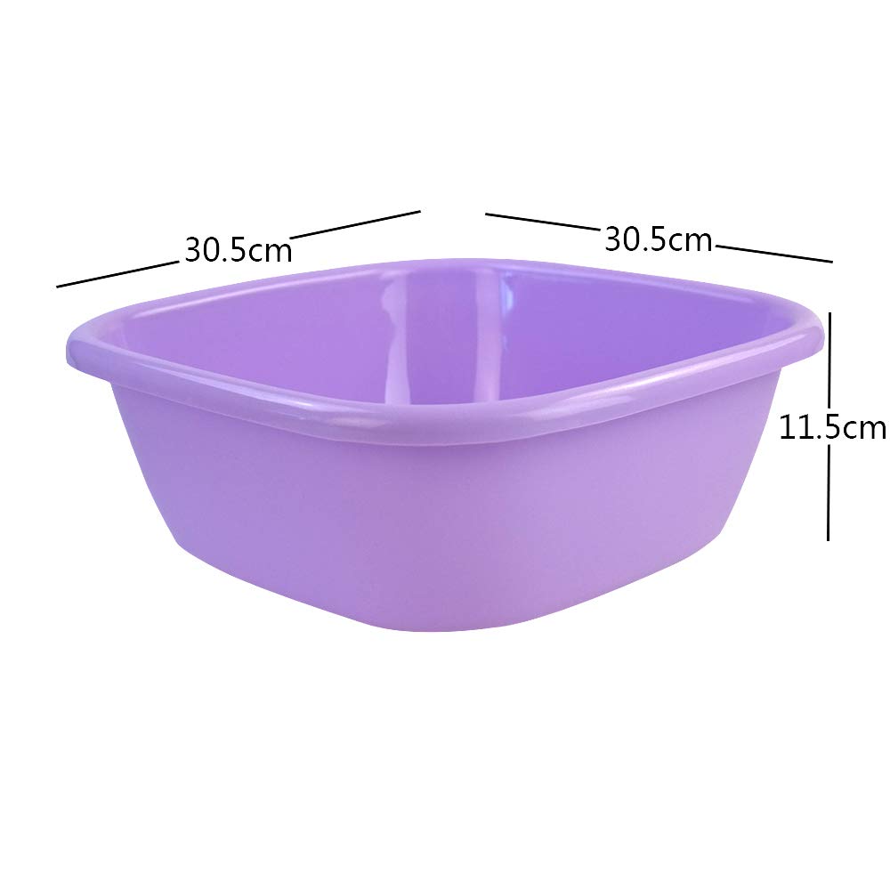 4 Paquets de Bassine Carrée, Bassine en Plastique