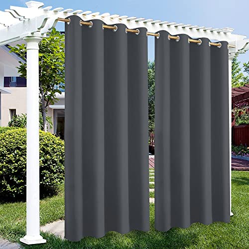 HBLIGHT Rideau Imperméable Extérieur,Fait sur Mesure Rideau pour Pergola,Isolation Thermique, Coupe-Vent Rideaux occultants Convient pour Les Jardins, Pavillons,Terrasse-1 pièce,24 Couleurs Cover