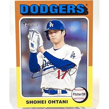 Amazon.co.jp: 2024 最新 ドジャース 大谷翔平 Topps Heritage