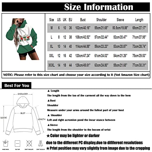 Swrowesi Women's Christmas Plush Thick Fleece Hoodies Long Outerwear Jacket Oversize Sweatshirts With Pockets #TOP4