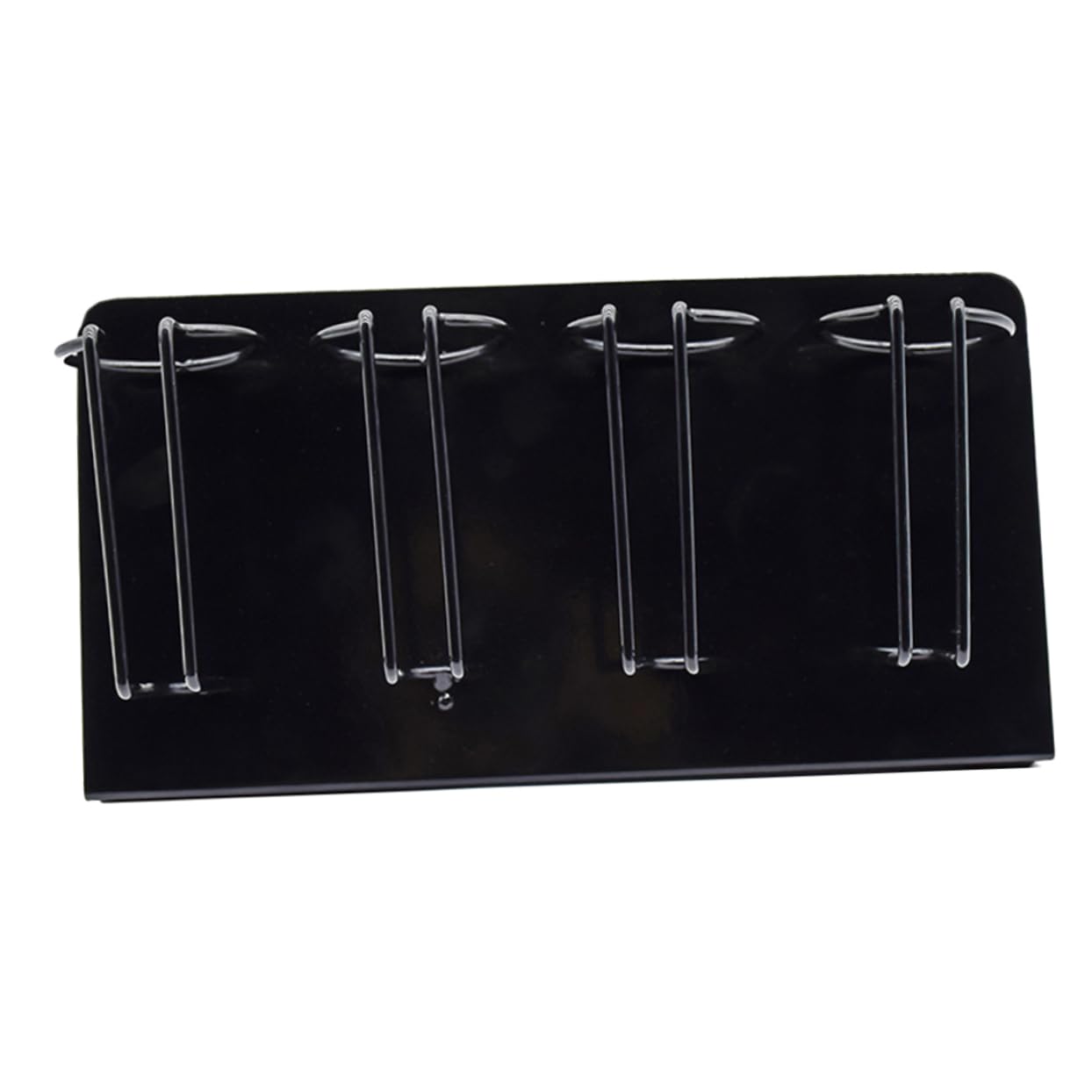 TOPBATHY Supporto da Parete in Acciaio Inox Nero per Tagliacapelli e Asciugacapelli, Salvaspazio, per Salone di Parrucchiere | Rack per Barberia, Supporto per Trimmer Elettrico, Uso in Salone e Bagno