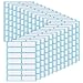 Etiquetas de Nombre Etiqueta de Carpeta Etiquetas Adhesivas de Sobre Etiquetas de Precio Etiqueta Rectangular Blanca de Vaso Botella, 13 x 38 mm, Paquete de 336