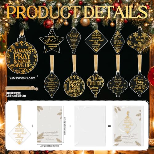 Lanternes plates en acrylique haut de gamme au design élégant pour Noël