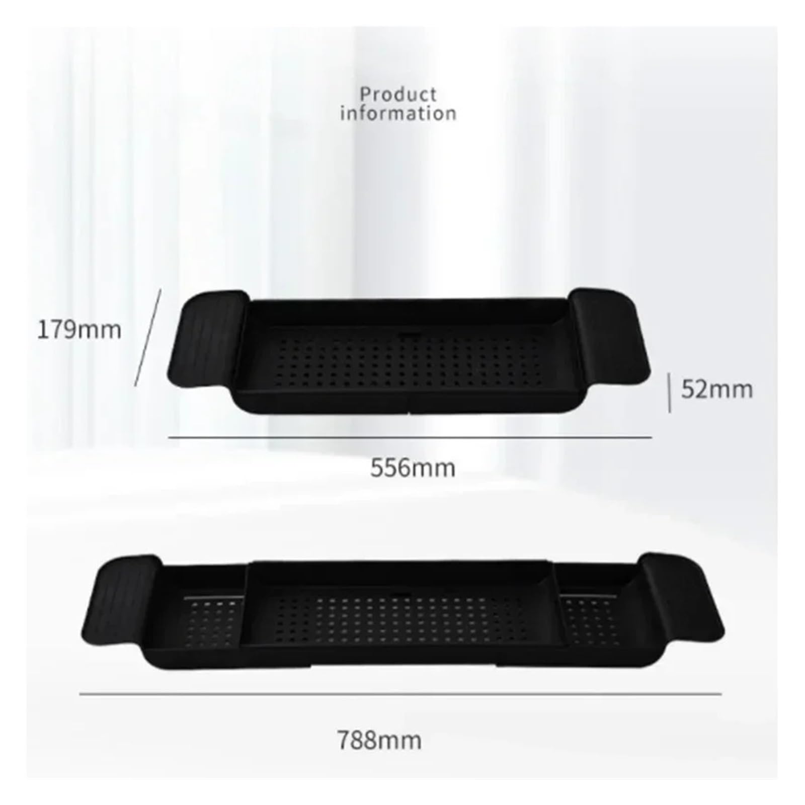 Bandeja de bambú expandible para bañera con soporte para toallas y soporte para libros, perfecta para el hogar y el baño, estante de ducha ajustable, accesorio de almacenamiento