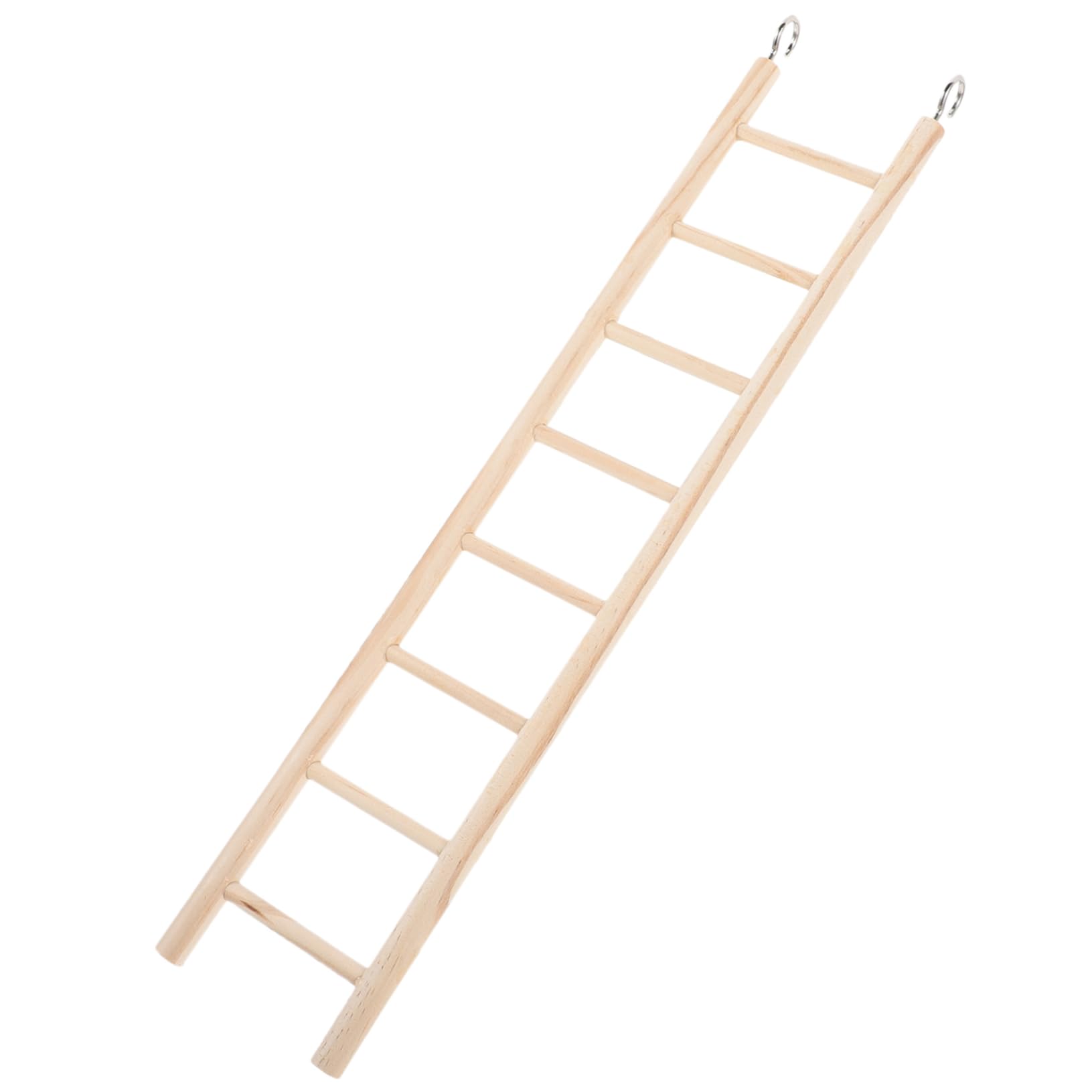 Toddmomy Parrot Cage Ladder Wooden Bird Ladder Toy for Climbing and Chewing Safe Bird Cage Accessories Enhance Pet Activity and Mental Stimulation 14.76X2.76X0.39In