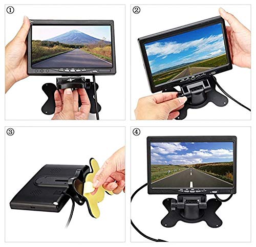 Amazon | 7インチオンダッシュモニター 4ピン同軸仕様 電源/映像一体