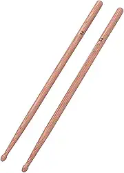 Sanpyl Baquetas de Nogueira Padrão 5B para Tocar Bateria, Responsivas e Confortáveis, 1 par para Acessórios de Bateria (Sanpylz2akvwtgx8-5A)