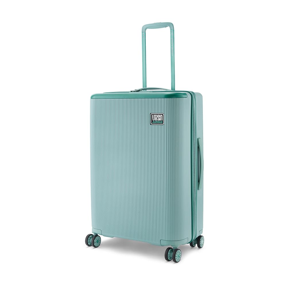 urban jungle by Safari, Lumolite Light Weight Medium(65cm) Trolley Bag, Hardside Polycarbonate Suitcase with 8 Spinner Wheels and TSA Lock, Travelling Luggage for Men & Women (Olive)-picture-36