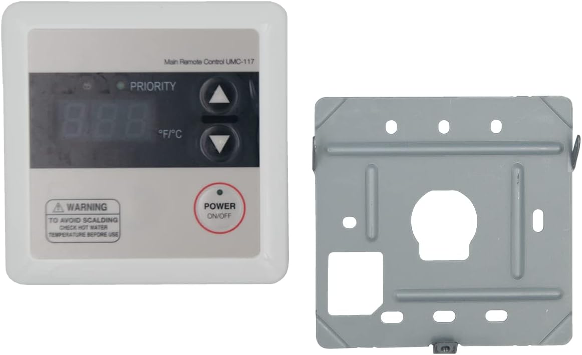 Supplying Demand RTG20006DW UMC-117 Wired Main Remote Control for Residential Tankless Gas Water Heaters