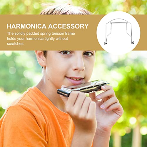 ERINGOGO Supports De Cou Harmonica 10 Trous Support D’harmonica Métal Mains Libres Support De Cou De Harpe Support D… - Les Beatles, Paul McCartney, John Lennon, RIngo Starr, George Harrison ERINGOGO Supports De Cou Harmonica 10 Trous Support D'harmonica Métal Mains Libres Support De Cou De Harpe Support D… – Image 5