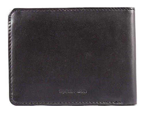 Big Skinny Men's L-Fold Passcase Leather Slim Wallet, Holds Up To 30 Cards, Black #TOP2