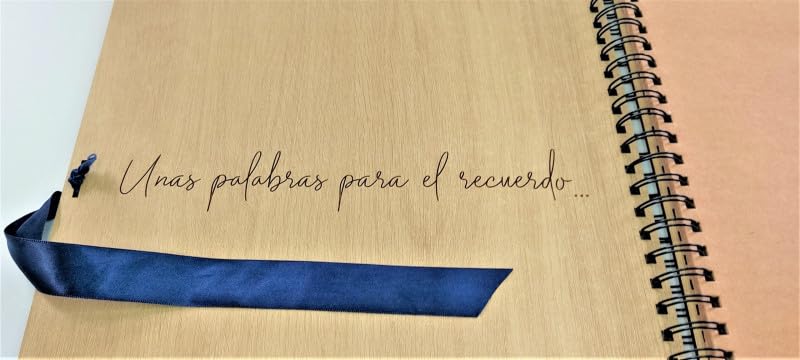 Álbum de Viajes de Madera Personalizado | Álbum para Boda Fabricado en Madera Natural | Regalo ideal Boda
