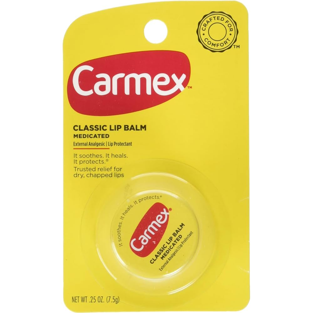 Carmex Classic Lip Balm Medicated Pack of 12 Multi