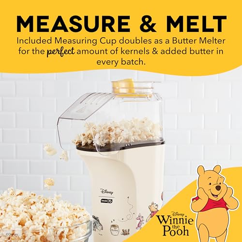 Image of Disney | Dash Winnie the Pooh Fresh Pop Popcorn Maker, 16-Cup Air Popper