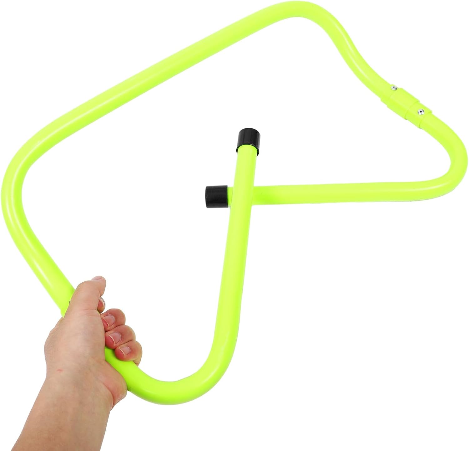 GLEAVI Adjustable Height Football Training Hurdles Set, Green PVC Plastic Agility Speed Hurdles for Soccer and Basketball Speed Agility Training Equipment