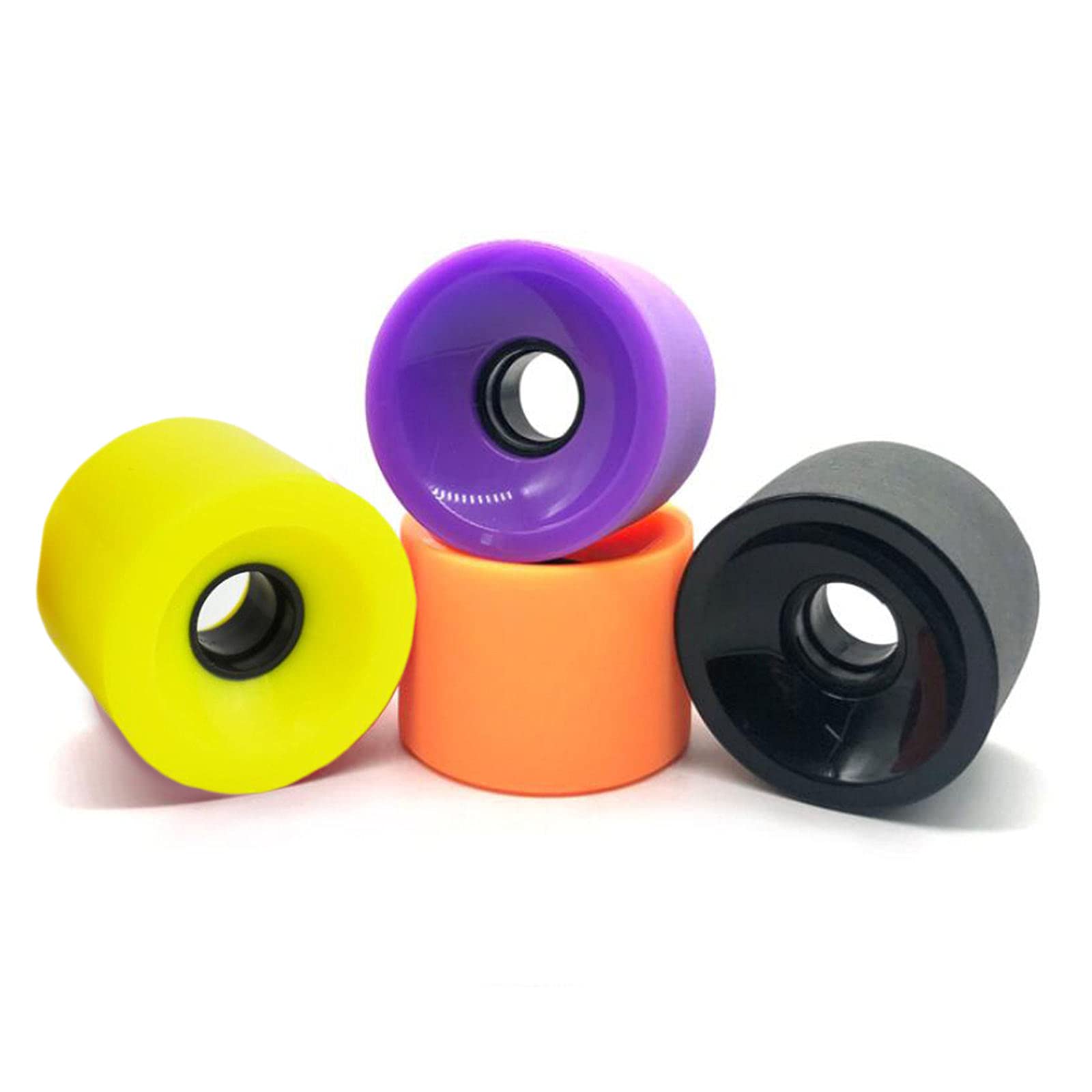 Sharplace 70mm Longboard PU Rollen Ersatz Skateboard 78A Härte Rollen Cruising Wheel Außenhülle