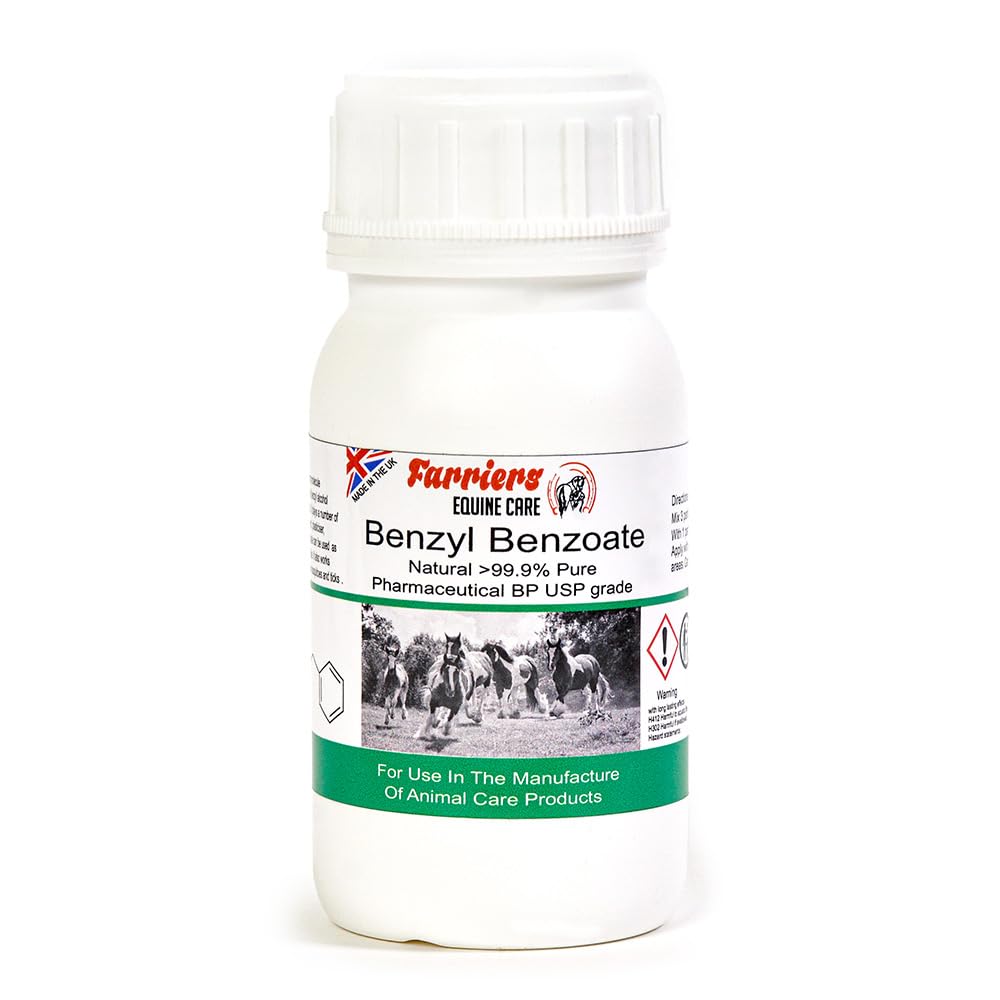 Farriers Equine Care Benzyl Benzoate Pure Undiluted (250ml) 99.9 Pure